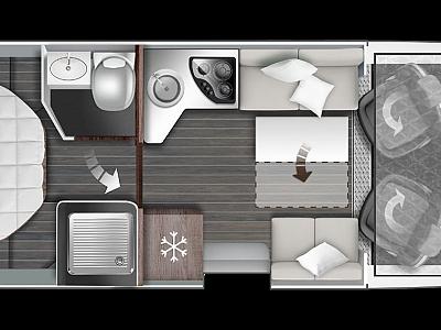 Roller Team Zefiro 267 Vollintegriert