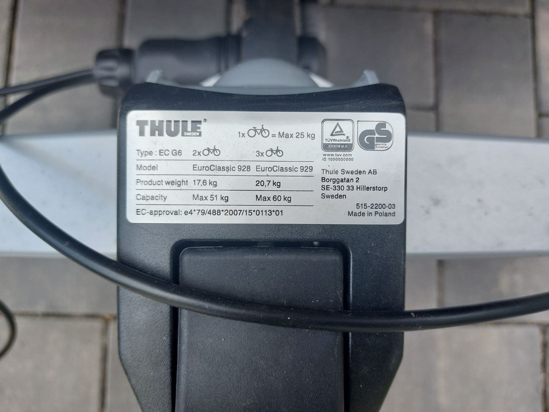 Andere Thule EC G6
