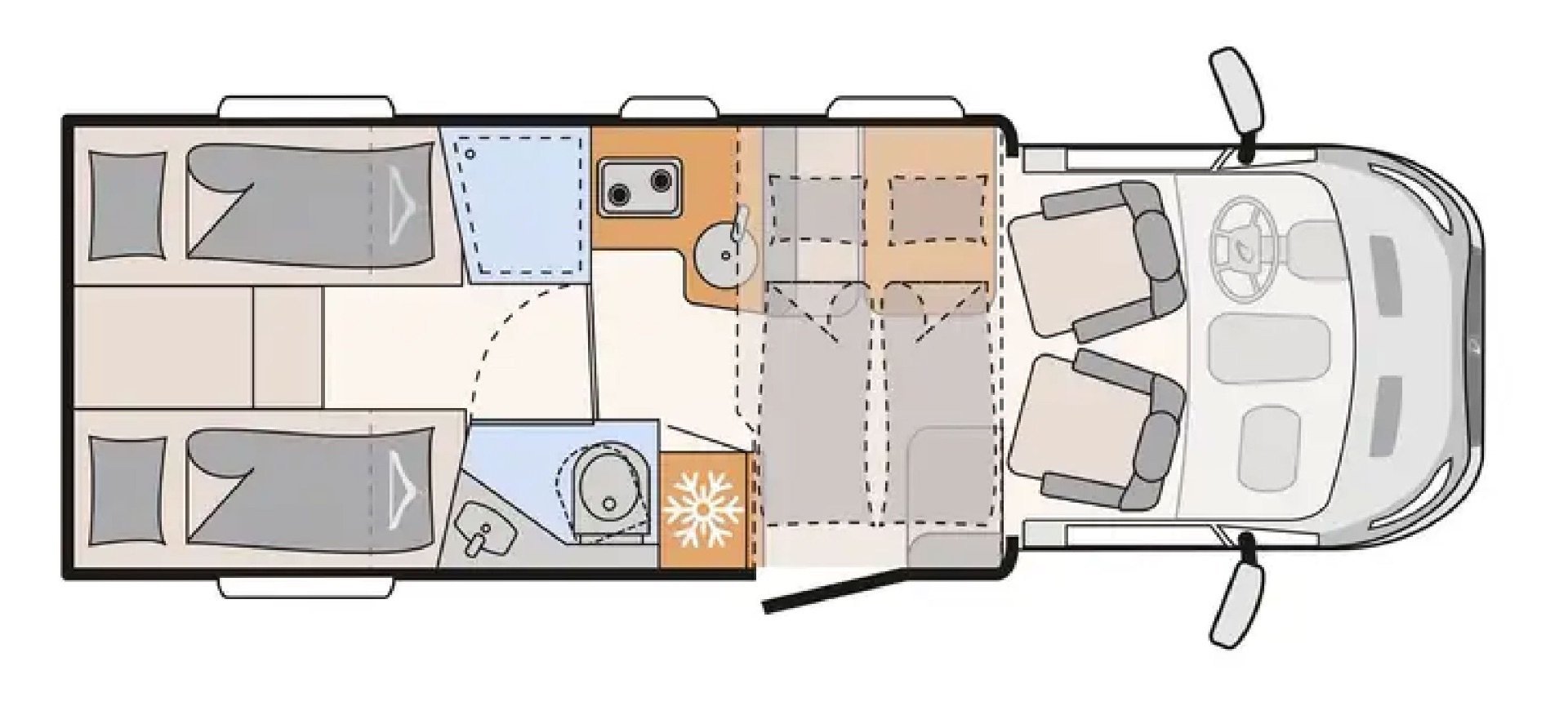 Dethleffs Just go T 7055 EB